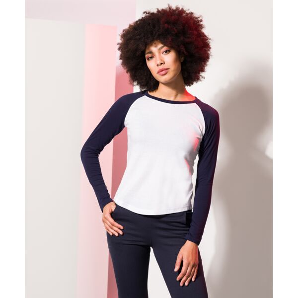 Women's long sleeve baseball t-shirt Thumbnail