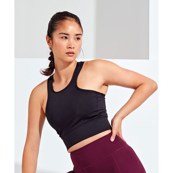 Performance sports mid-length bra (low impact) Thumbnail