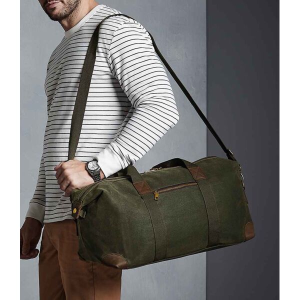 Heritage Waxed Canvas Holdall Thumbnail